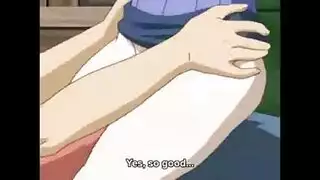 امرأة جذابة تتعامل مباشرة مع عضو ابنها الصلب