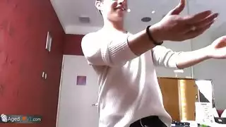 experienced woman with curly locks gets fucked rough