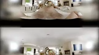 خيال تعدد الشركاء في الواقع الافتراضي: قضيب كبير وعاهرتان