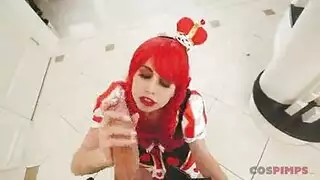 الشقراء الحمراء النارية تأخذ زبًا ضخمًا من جارها المصطاب