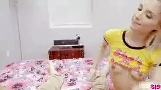 فيديو صريح: أختان في لعبة مثلثية واضحة