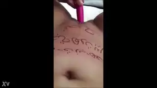 حركة دسار مكثفة مع فتاة عربية مثيرة