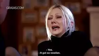 جلسة جنس مزدوج وحشية: عبدة مطيعة تؤخذ في حفلة شرجية