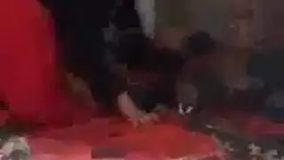  ثلاثي إباحي على طاولة العشاء تأوهات وقيام