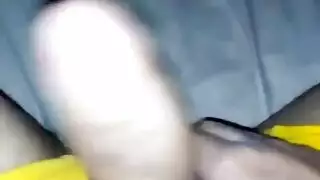انفجار قذف على وجه سمراء مغرية جميل
